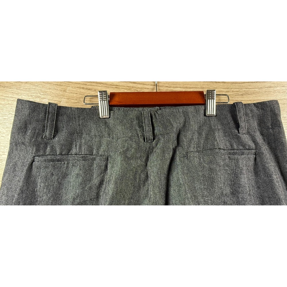 Sandro Paris Tailored Wide Leg Pants Black/Gray‎ Size 14 NWT Chic Minimal - Picture 6 of 8